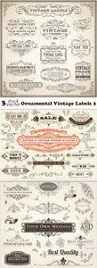 Vectors - Ornamental Vintage Labels 2