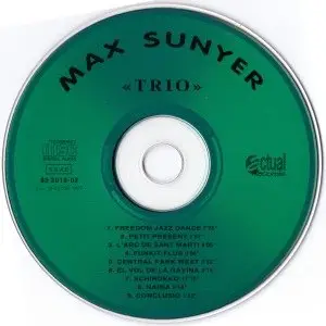 Max Sunyer - Trio (1981) {Actual}