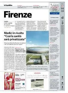 la Repubblica Firenze - 17 Aprile 2018