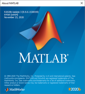 MathWorks MATLAB R2020b v9.9.0.1538559 (Win / macOS / Linux)