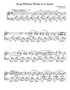 Song Without Words, Op. 30, No. 6 (Venetian Boat Song) - Felix Mendelssohn (Piano Solo)