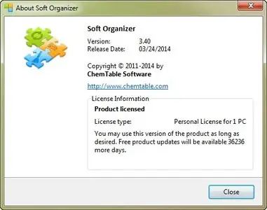 Soft Organizer 3.40