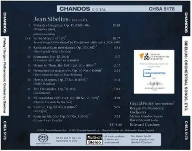 Gerald Finley, Bergen Philharmonic Orchestra, Edward Gardner - Sibelius: In The Stream of Night (2017)