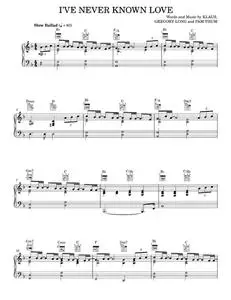 I've Never Known Love - Pam Thum (Piano-Vocal-Guitar)