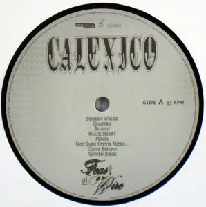 Calexico - Feast of Wire (City slang Records) Vinyl rip in 24 Bit/ 96 Khz + CD 