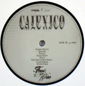 Calexico - Feast of Wire (City slang Records) Vinyl rip in 24 Bit/ 96 Khz + CD