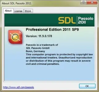 SDL Passolo 2011 Professional 11.9.0.178 SP9