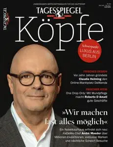 Tagesspiegel Köpfe – 25 November 2016