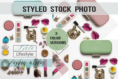 CreativeMarket - Styled Woman Scene Background 2