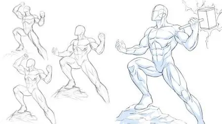 How to Draw and Develop a Superhero Figure