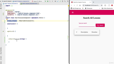 Reactive Angular Course (with RxJs)