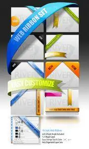 GR Stylish Web Ribbons Templates