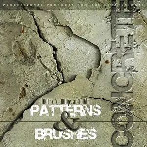Ron's concrete brushes & patterns