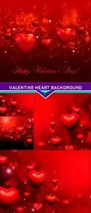 Valentine heart background