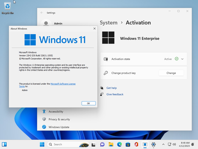 Windows 11 Enterprise 22H2 Build 22621.1555 (No TPM Required) Preactivated Multilingual April 2023