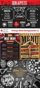 Vectors - Vintage Menu Backgrounds 14