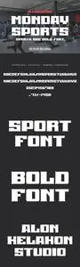 Monday Sports Font