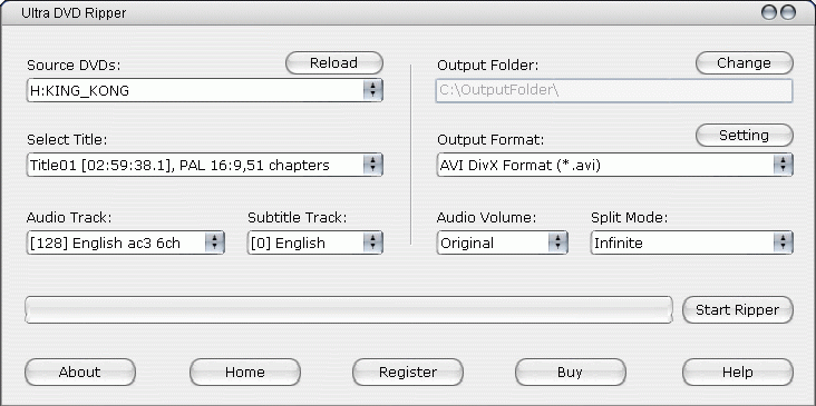Aone-soft Ultra DVD Ripper 3.0.1228.0