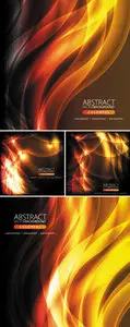 Fire Abstract Backgrounds Vector