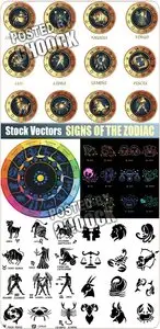 Signs of the zodiac - Stock Vector