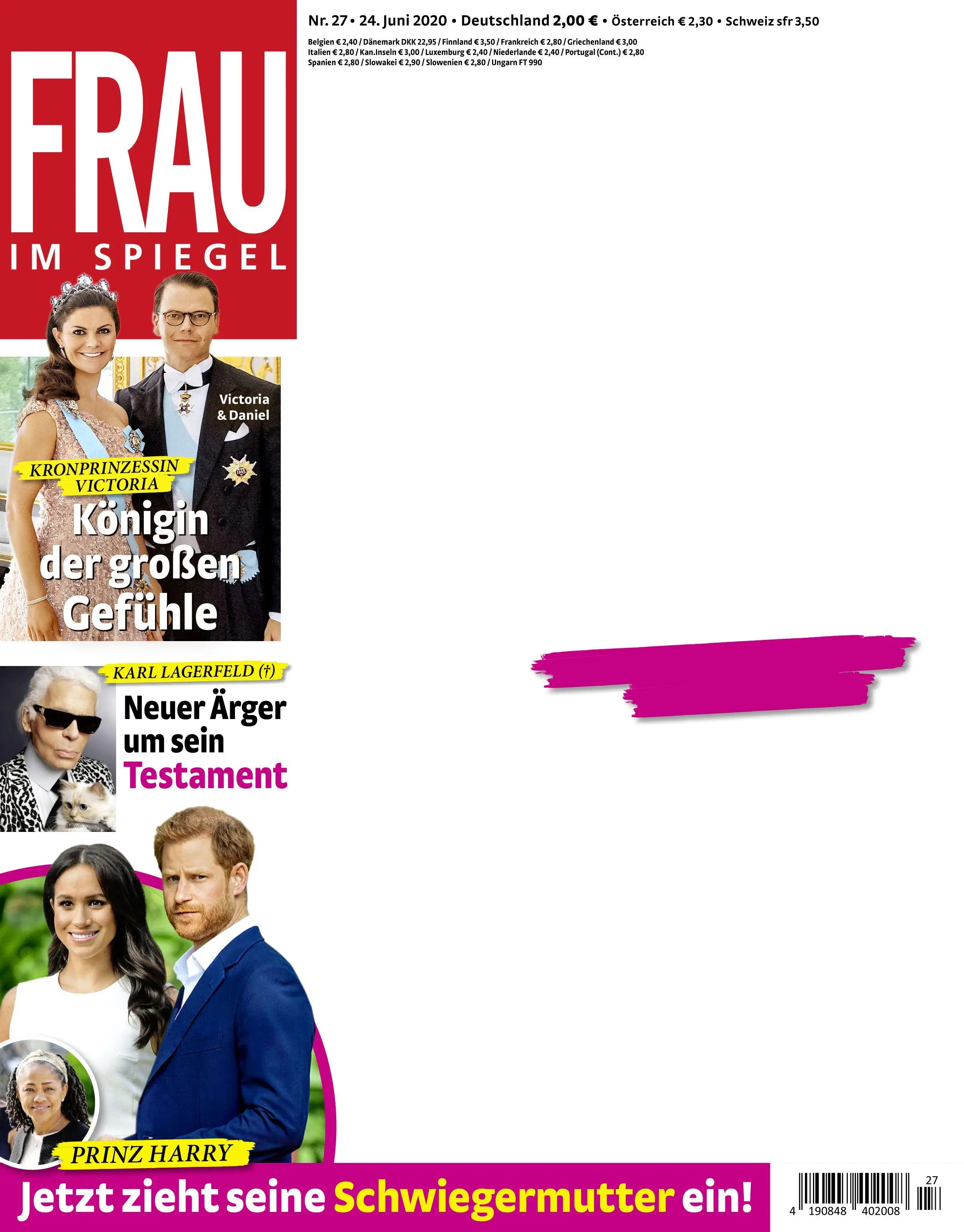 Frau im Spiegel – 24. Juni 2020