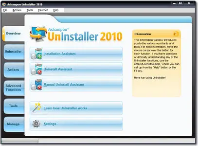 Ashampoo UnInstaller 2010 v1.0.3.0