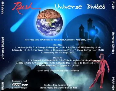 Rush - Universe Divided (2CD) (2007) {Progressive Rock Remaster Project} **[RE-UP]**
