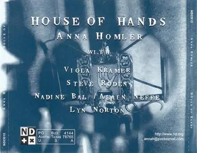 Anna Homler - House Of Hands (2010)