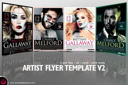 CreativeMarket - Artist Flyer Template V2