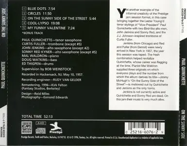 Paul Quinichette - On The Sunny Side (1957)