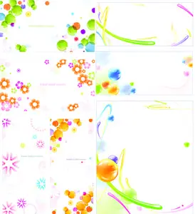 Colourful abstract backgrounds
