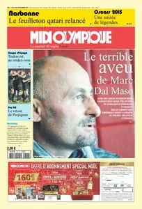 Midi Olympique du Lundi 14 Décembre 2015