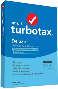 Intuit TurboTax Deluxe 2020 with Updates