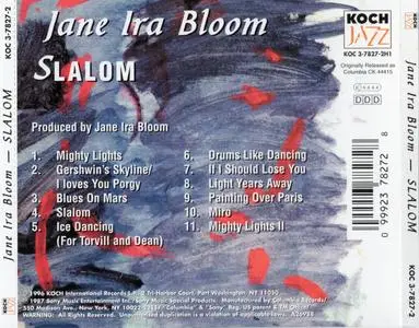 Jane Ira Bloom - Slalom (1988) {Koch Jazz KOC 3-7827-2 rel 1996}