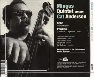 Charles Mingus - Mingus Quintet meets Cat Anderson (1972) {Get Back GET2030 rel 2007}