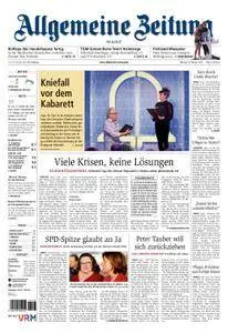 Allgemeine Zeitung Mainz - 19. Februar 2018