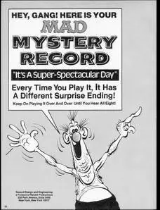 Mad Magazine Super Special 31 with Mystery Record - Summer 1980