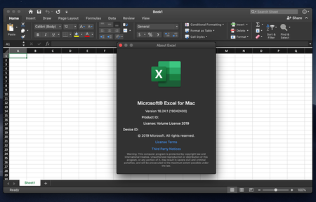 Microsoft Office 2019 for Mac v16.24.1 VL Multilingual