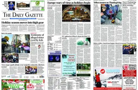 The Daily Gazette – November 26, 2021