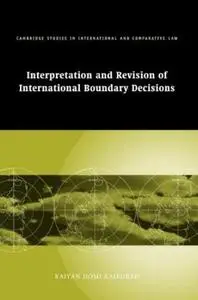 Interpretation and Revision of International Boundary Decisions (repost)