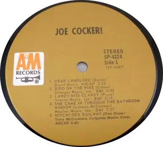 Joe Cocker: Joe Cocker - Original A&M Pressing - 24/96 rip to redbook 