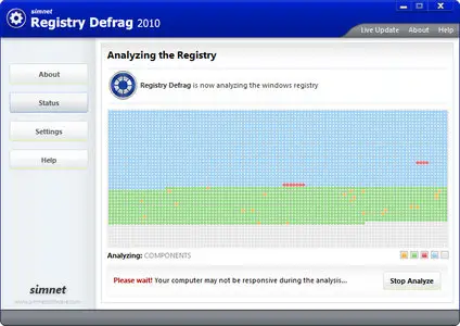 Simnet Registry Defrag 2010 2.3.9.1 Portable