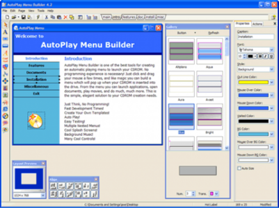 AutoPlay Menu Builder 6.1 Build 1911 Portable 