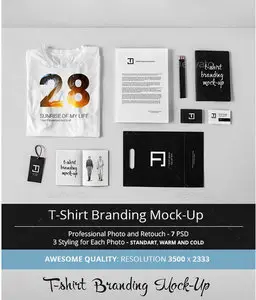 GraphicRiver - T-Shirt Branding Mock-Up