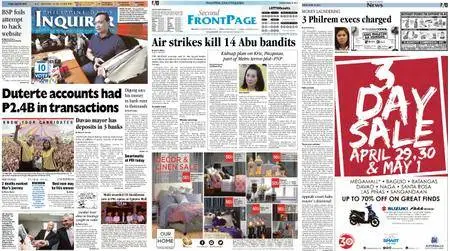 Philippine Daily Inquirer – April 29, 2016