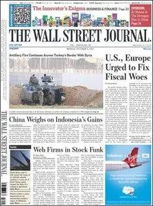 The Wall Street Journal - 08 October 2012 (Asia)