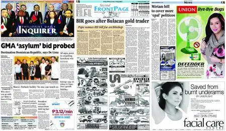 Philippine Daily Inquirer – November 11, 2011