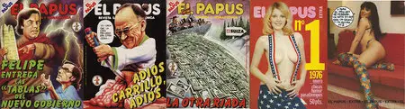 El Papus #444-446 y Extra #1 1976