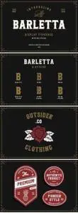 CreativeMarket - Barletta - Vintage Serif Font 194355