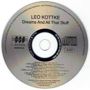 Leo Kottke - Dreams And All That Stuff (1974) {BGO Records BGOCD132 rel 1992}